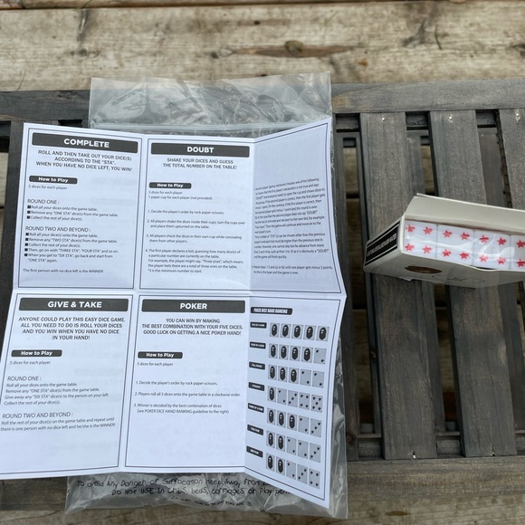 Bape Dice pack - Picture 2 of 2